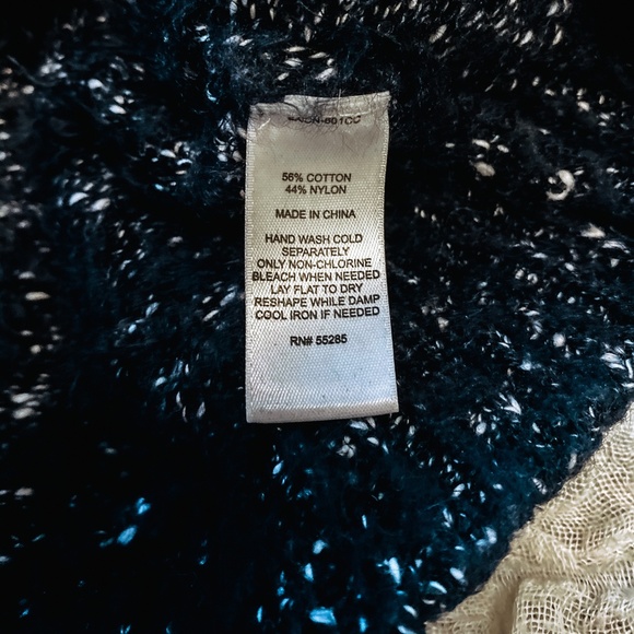 Express Lace Up Eyelash Cozy Sweater - Picture 7 of 7